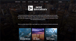 Desktop Screenshot of nextinvestors.com
